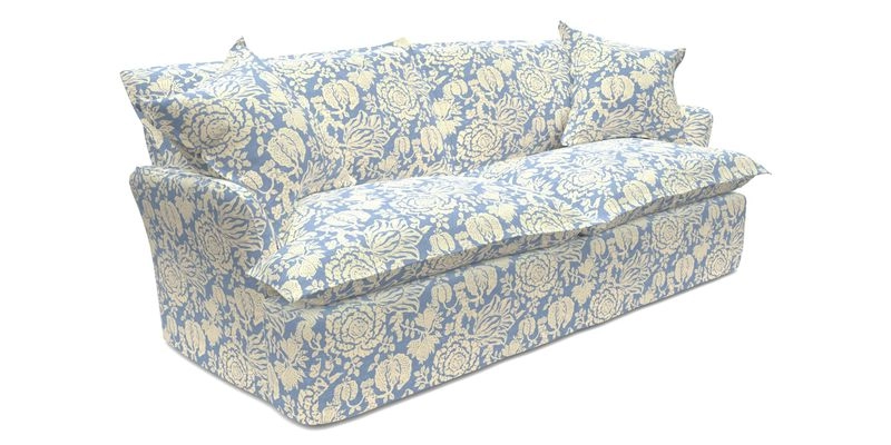 St Ives 3 seater sofa in Two Tone Plain Biscuit