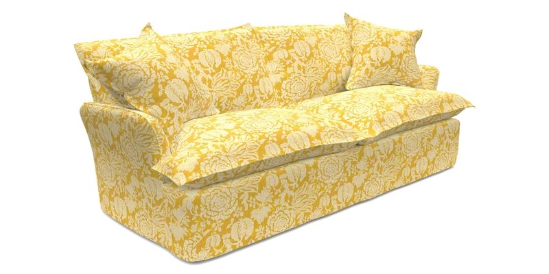St Ives 3 seater sofa in Two Tone Plain Biscuit