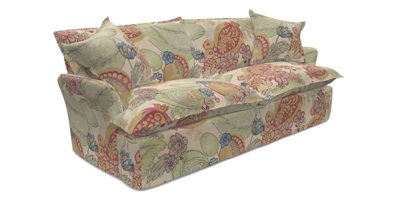 St Ives 3 seater sofa in Two Tone Plain Biscuit