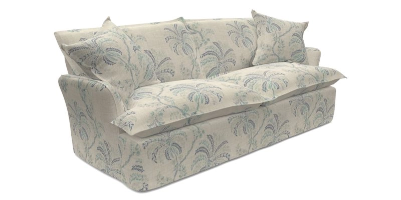 St Ives 3 seater sofa in Two Tone Plain Biscuit