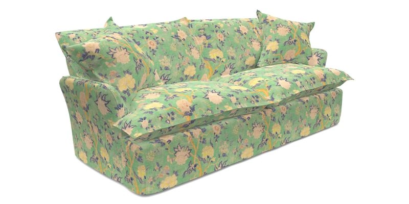 St Ives 3 seater sofa in Two Tone Plain Biscuit