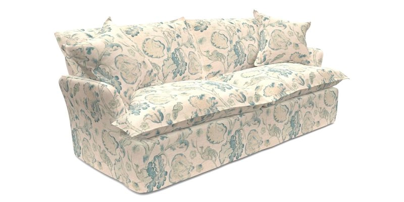 St Ives 3 seater sofa in Two Tone Plain Biscuit