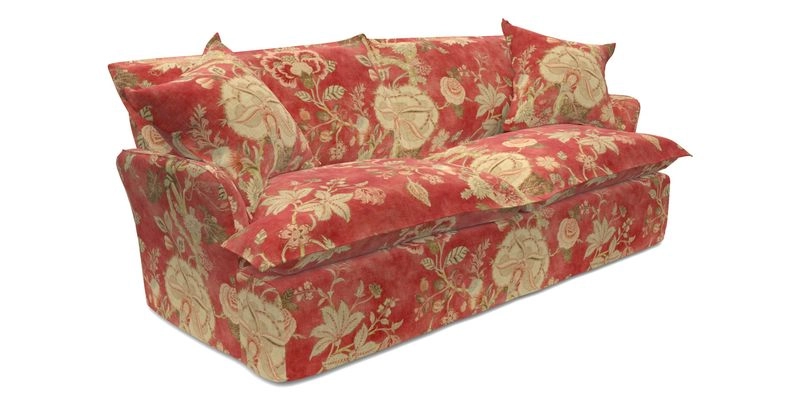 St Ives 3 seater sofa in Two Tone Plain Biscuit