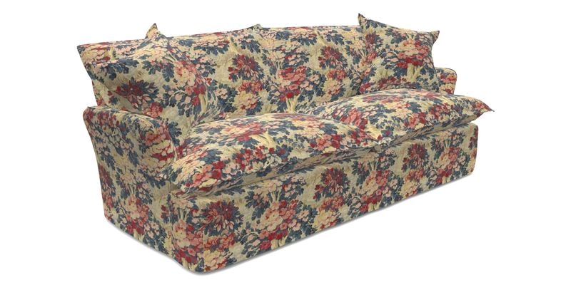 St Ives 3 seater sofa in Two Tone Plain Biscuit