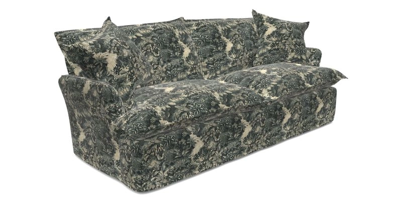 St Ives 3 seater sofa in Two Tone Plain Biscuit