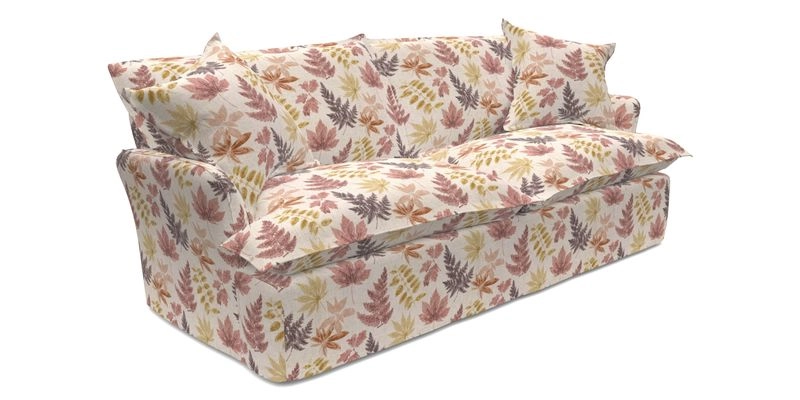 St Ives 3 seater sofa in Two Tone Plain Biscuit
