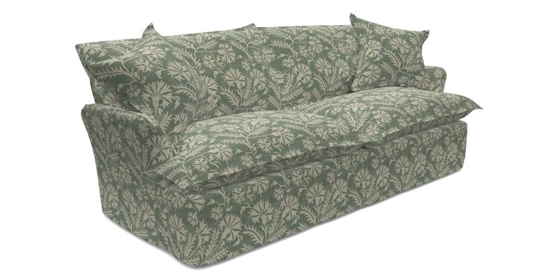 St Ives 3 seater sofa in Two Tone Plain Biscuit