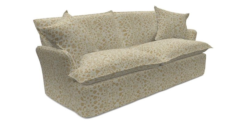 St Ives 3 seater sofa in Two Tone Plain Biscuit