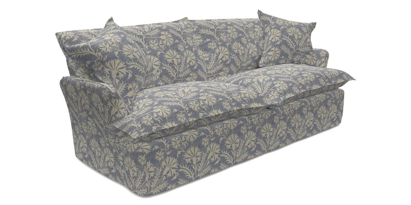 St Ives 3 seater sofa in Two Tone Plain Biscuit