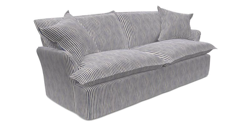 St Ives 3 seater sofa in Two Tone Plain Biscuit