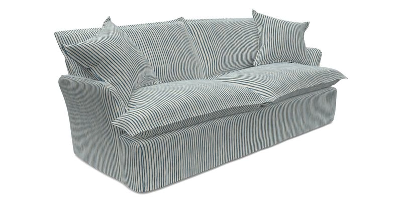St Ives 3 seater sofa in Two Tone Plain Biscuit