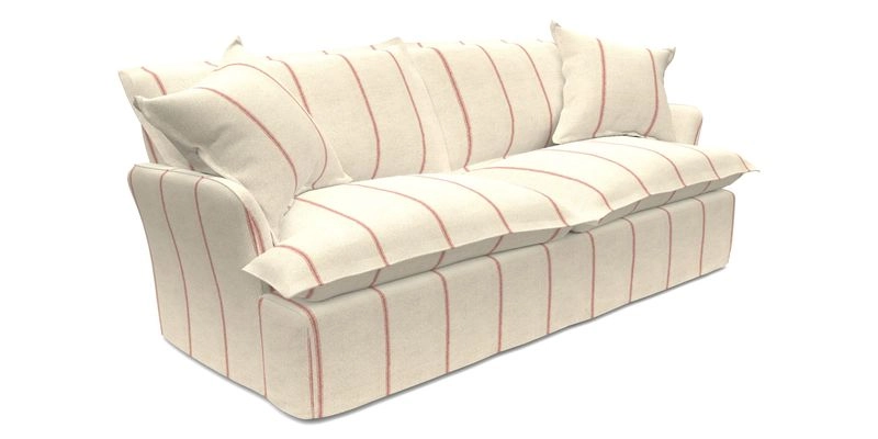 St Ives 3 seater sofa in Two Tone Plain Biscuit