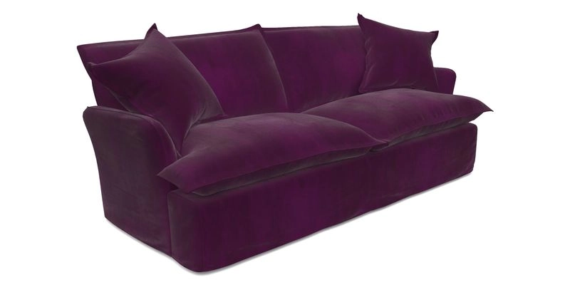 St Ives 3 seater sofa in Two Tone Plain Biscuit