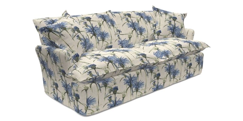 St Ives 3 seater sofa in Two Tone Plain Biscuit