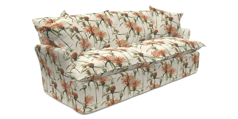 St Ives 3 seater sofa in Two Tone Plain Biscuit
