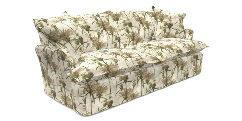 St Ives 3 seater sofa in Two Tone Plain Biscuit