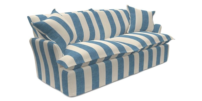 St Ives 3 seater sofa in Two Tone Plain Biscuit