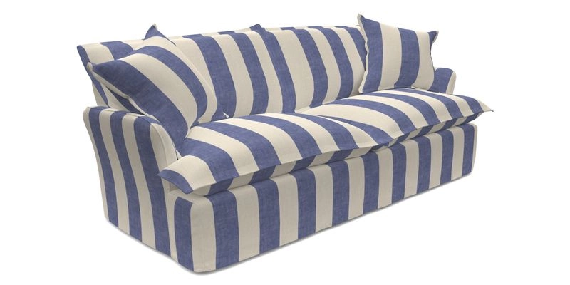 St Ives 3 seater sofa in Two Tone Plain Biscuit