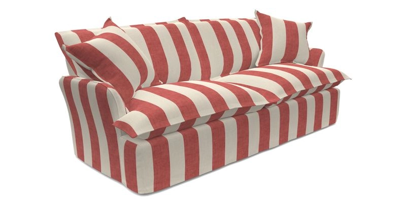 St Ives 3 seater sofa in Two Tone Plain Biscuit
