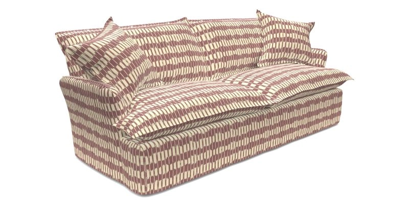 St Ives 3 seater sofa in Two Tone Plain Biscuit