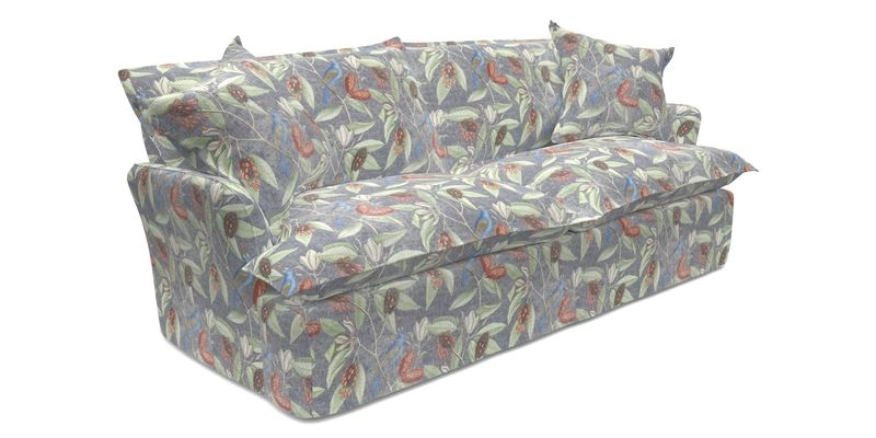 St Ives 3 seater sofa in Two Tone Plain Biscuit