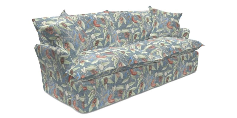 St Ives 3 seater sofa in Two Tone Plain Biscuit