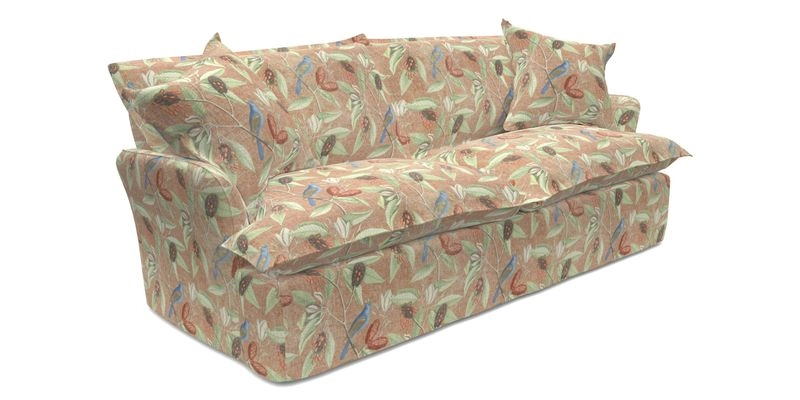 St Ives 3 seater sofa in Two Tone Plain Biscuit