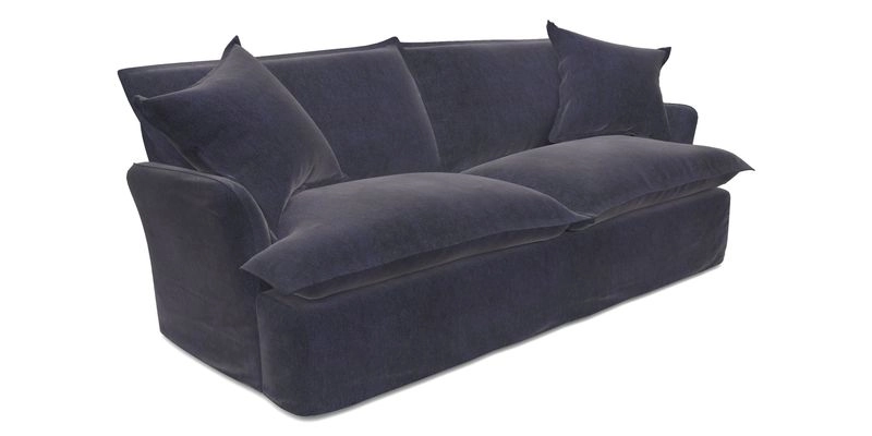 St Ives 3 seater sofa in Two Tone Plain Biscuit