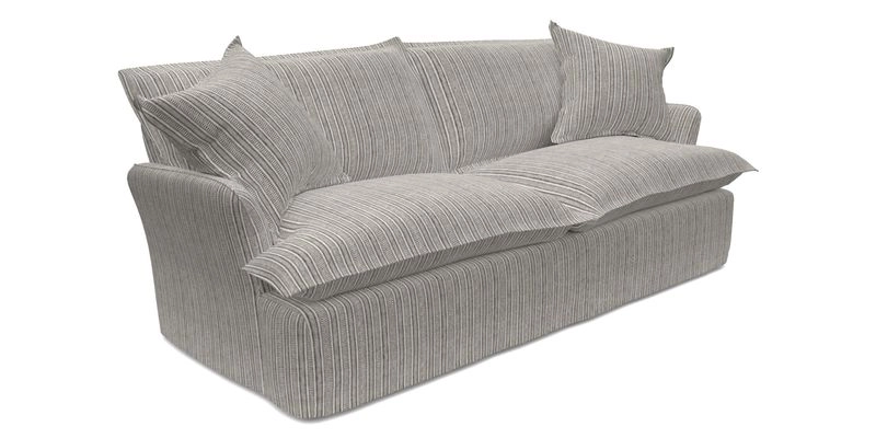 St Ives 3 seater sofa in Two Tone Plain Biscuit