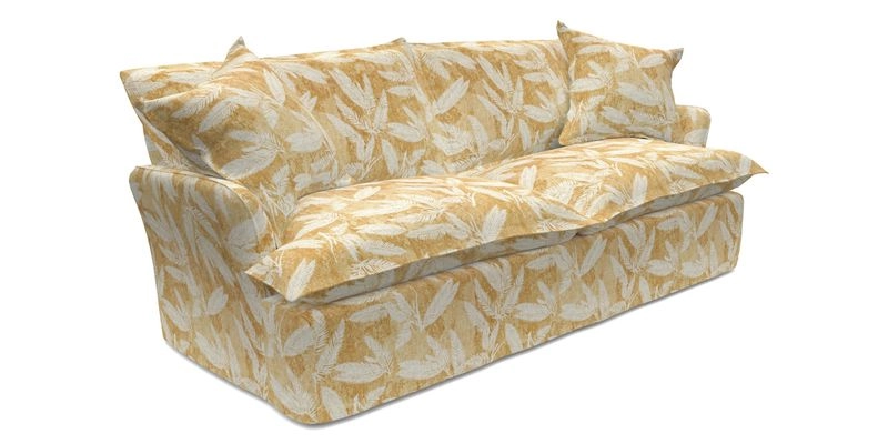 St Ives 3 seater sofa in Two Tone Plain Biscuit