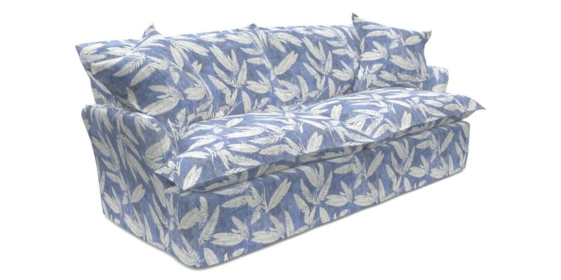 St Ives 3 seater sofa in Two Tone Plain Biscuit