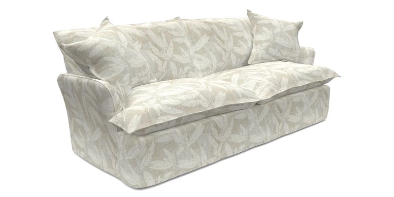 St Ives 3 seater sofa in Two Tone Plain Biscuit
