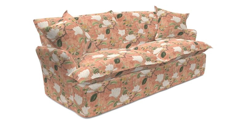 St Ives 3 seater sofa in Two Tone Plain Biscuit