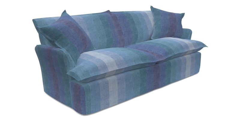 St Ives 3 seater sofa in Two Tone Plain Biscuit