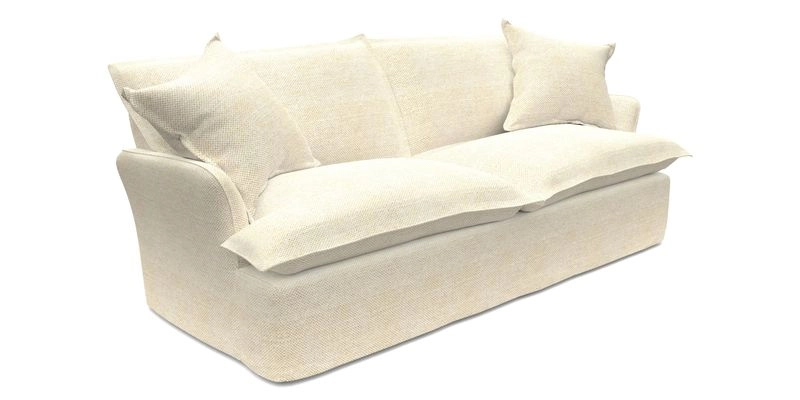 St Ives 3 seater sofa in Two Tone Plain Biscuit