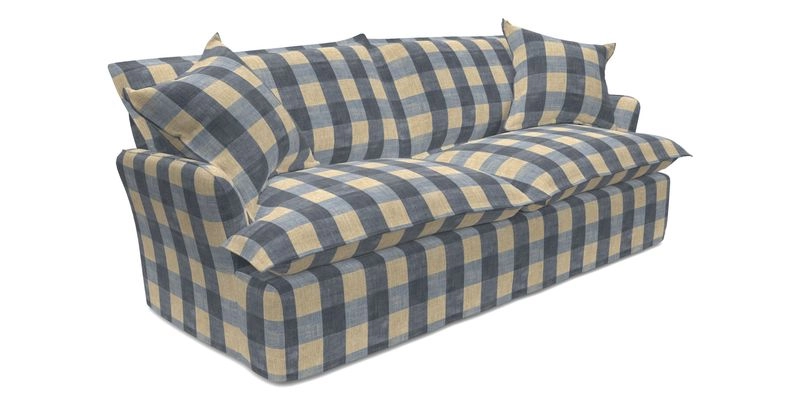 St Ives 3 seater sofa in Two Tone Plain Biscuit