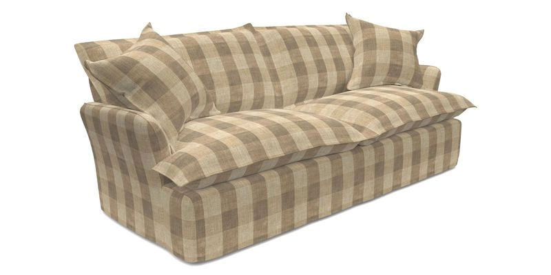St Ives 3 seater sofa in Two Tone Plain Biscuit