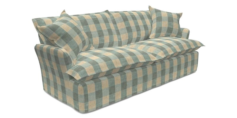 St Ives 3 seater sofa in Two Tone Plain Biscuit