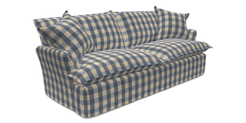St Ives 3 seater sofa in Two Tone Plain Biscuit