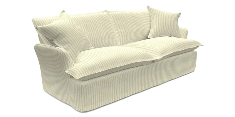 St Ives 3 seater sofa in Two Tone Plain Biscuit