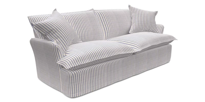St Ives 3 seater sofa in Two Tone Plain Biscuit