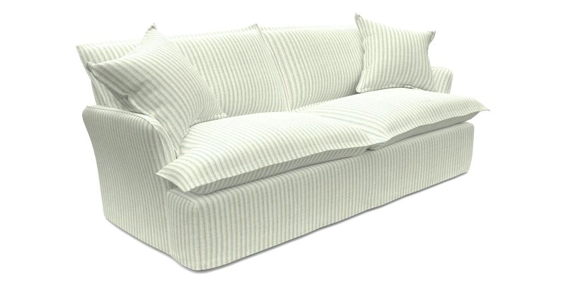 St Ives 3 seater sofa in Two Tone Plain Biscuit