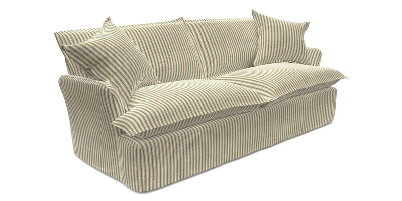 St Ives 3 seater sofa in Two Tone Plain Biscuit