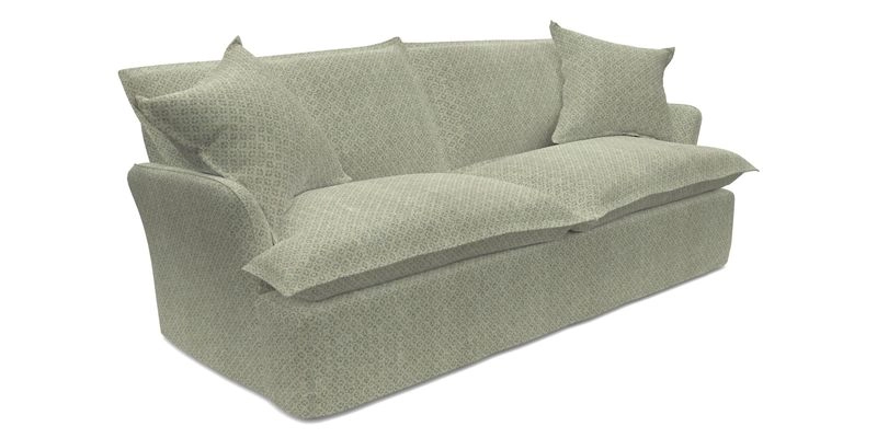 St Ives 3 seater sofa in Two Tone Plain Biscuit