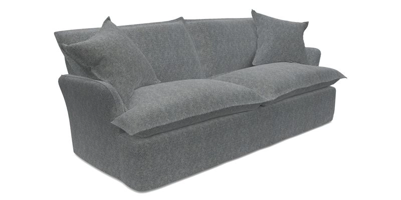 St Ives 3 seater sofa in Two Tone Plain Biscuit