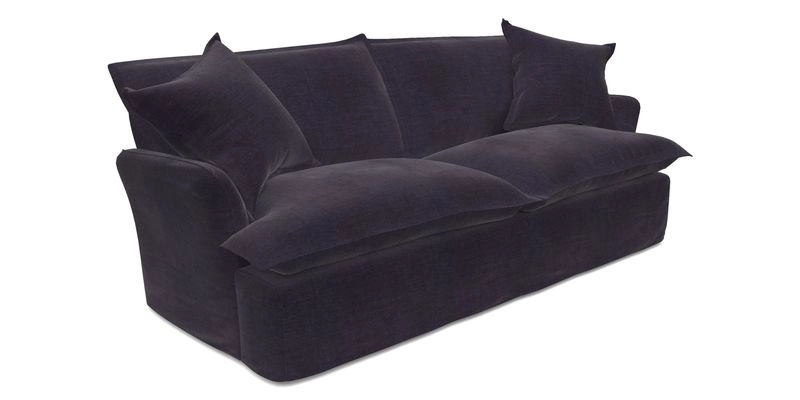 St Ives 3 seater sofa in Two Tone Plain Biscuit