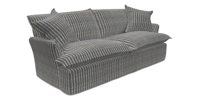 St Ives 3 seater sofa in Two Tone Plain Biscuit