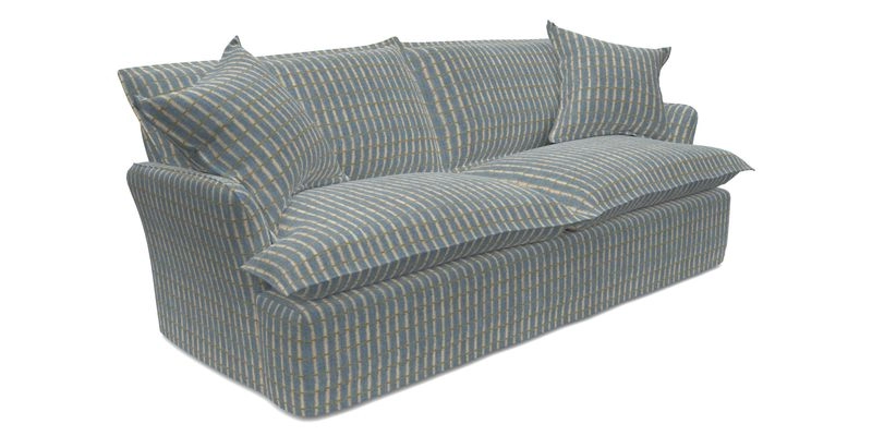 St Ives 3 seater sofa in Two Tone Plain Biscuit