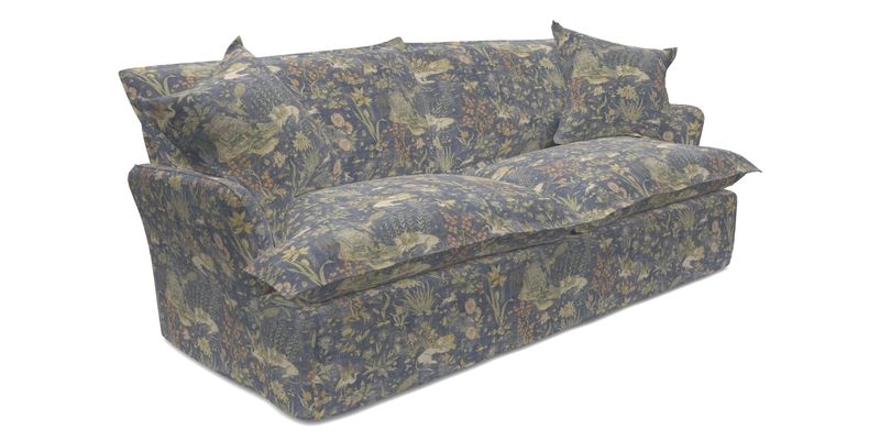 St Ives 3 seater sofa in Two Tone Plain Biscuit