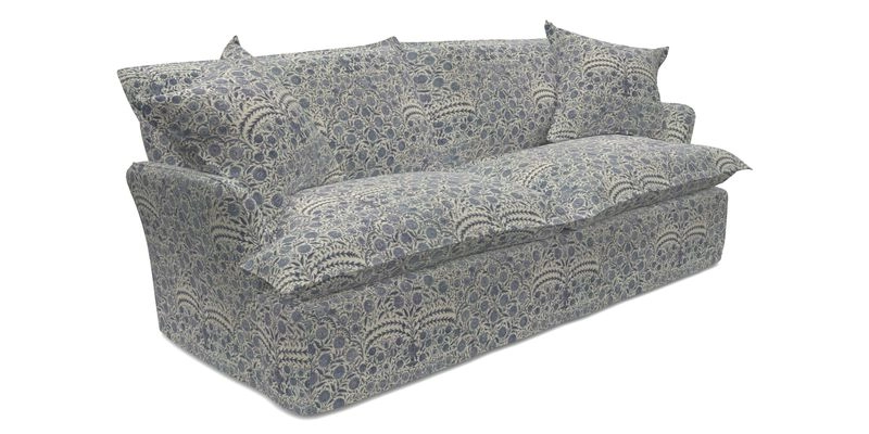 St Ives 3 seater sofa in Two Tone Plain Biscuit